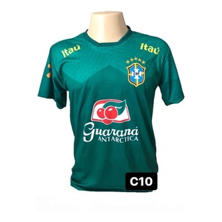 Camisa do brasil verde camiseta do brasil verde envio imediato