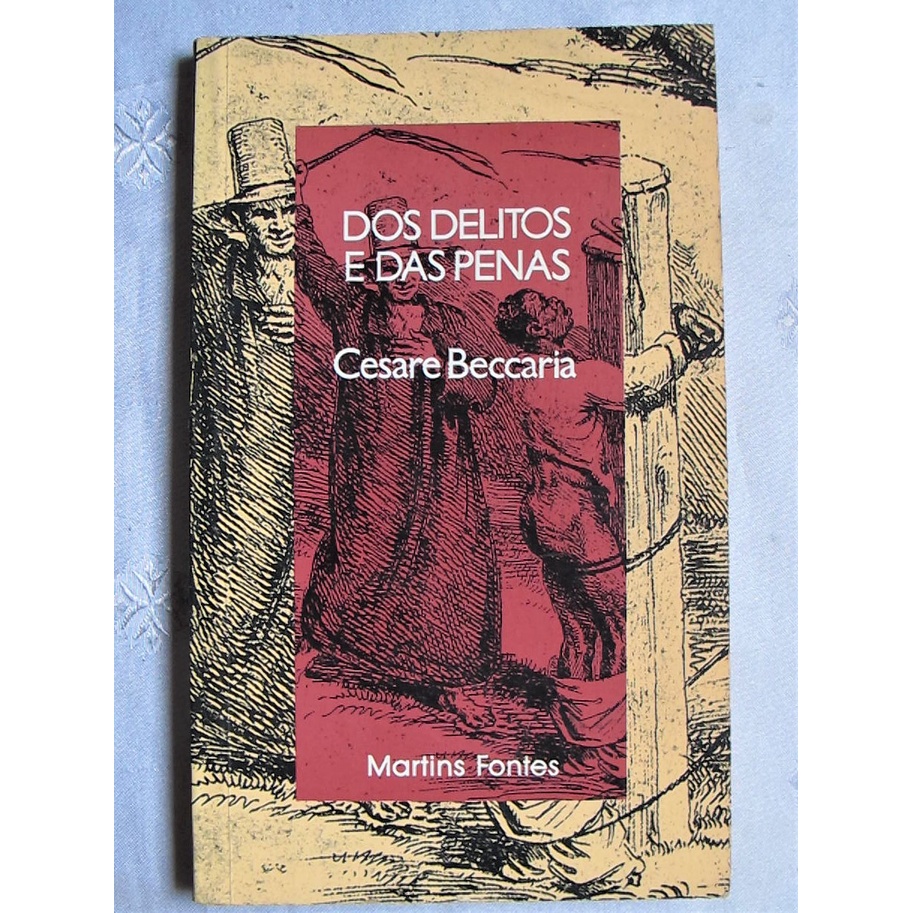 Livro - Dos delitos e das penas - Cesare Baccaria | Shopee Brasil