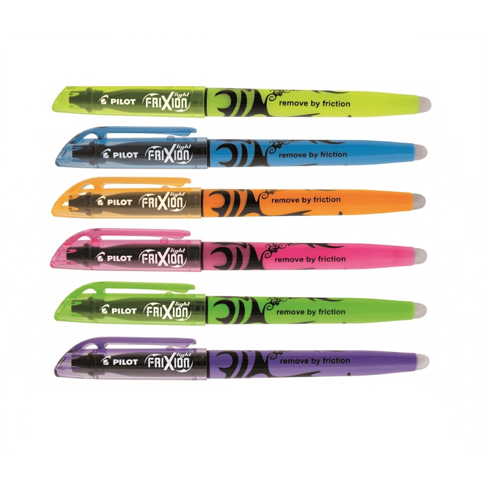 MARCA TEXTO PILOT BAL FRIXION LIGHT 6 CORES CLASSICAS | Shopee Brasil