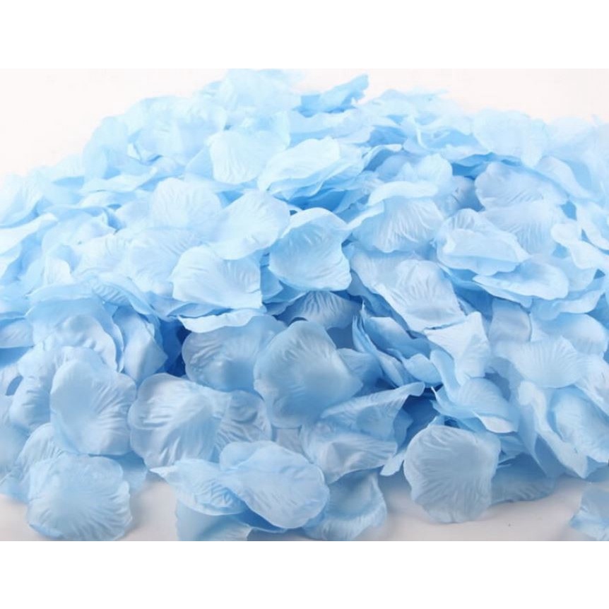 100 Pétalas de rosas cor azul serenity | Shopee Brasil
