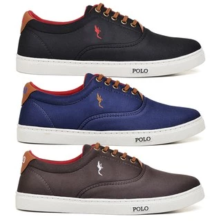 Sapatenis Masculino Polo Blu Cano Baixo Kit 3 Pares Numeração 37 ao 46 Especial