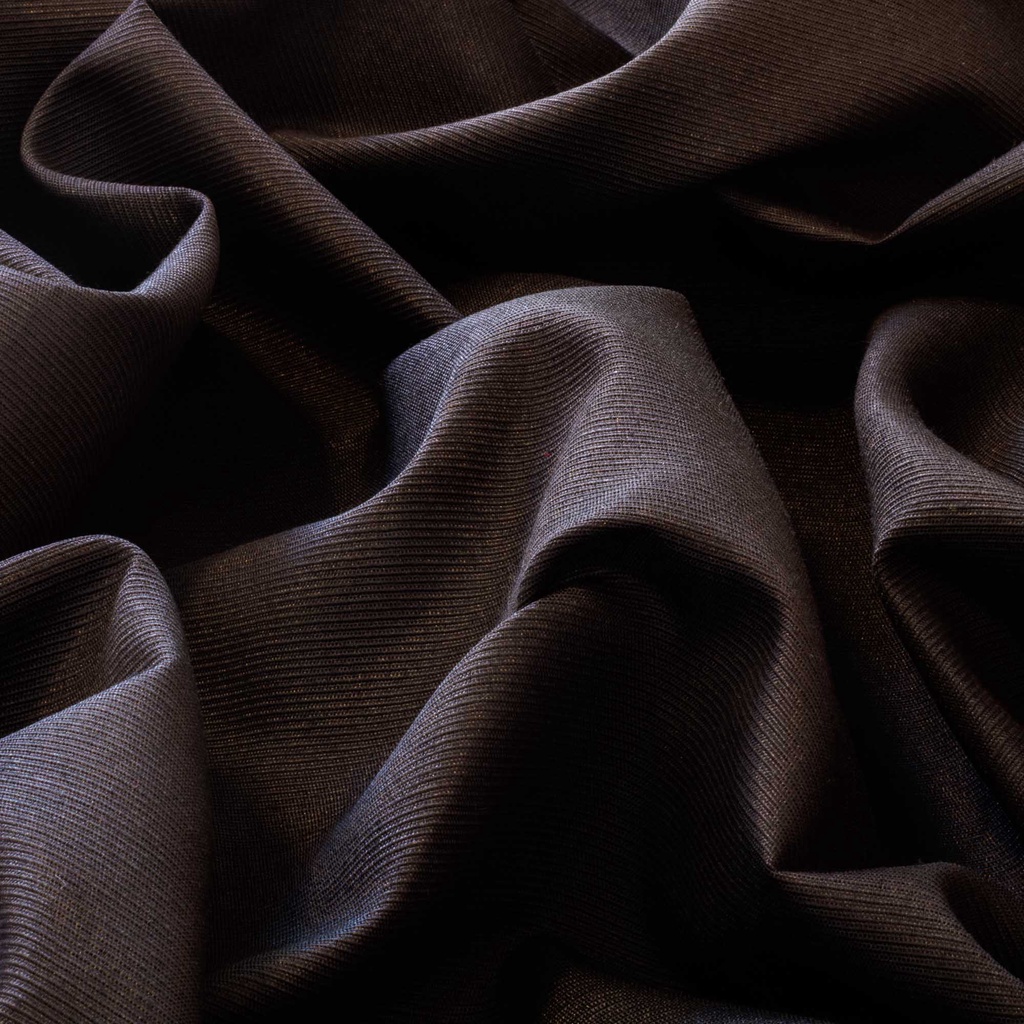 3 Metros de tecido gorgurinho PRETO - Larg 1,50m