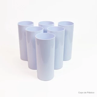 Copo Long Drink Sublimático Polímero Branco 330ml - 24 Un.
