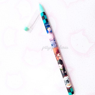 12 cores demon slayer kimetsu não yaiba anime rotativa pastel óleo lápis  colorido graffiti caneta para