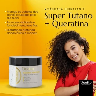 Máscara Hidratante Super Tutano + Queratina Duetto Professional