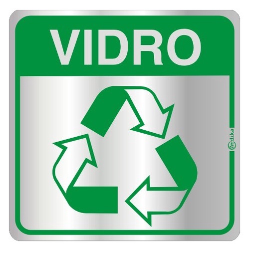 Placa De Sinal. Reciclagem - Vidro 16x16 | Shopee Brasil