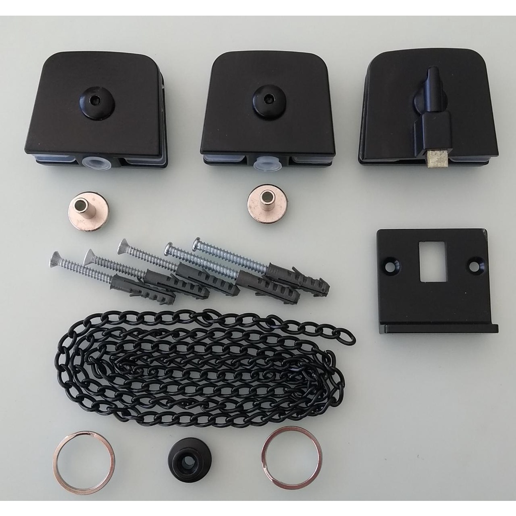 Kit Instalação Basculante Corrente em Metal Zamac - Kit 06 | Shopee Brasil