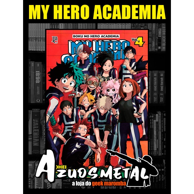 Kit My Hero Academia: Boku no Hero - Vol. 1-5 Mangá: JBC - Outros Livros -  Magazine Luiza
