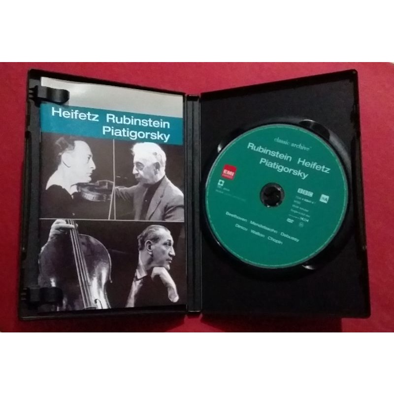 Dvd Heifetz, Rubinstein, Piatigorsky - Classic Archive. - CLÁSSICO