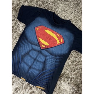 Camisa Camiseta Compressão Superman Mma Bike Corrida Moto