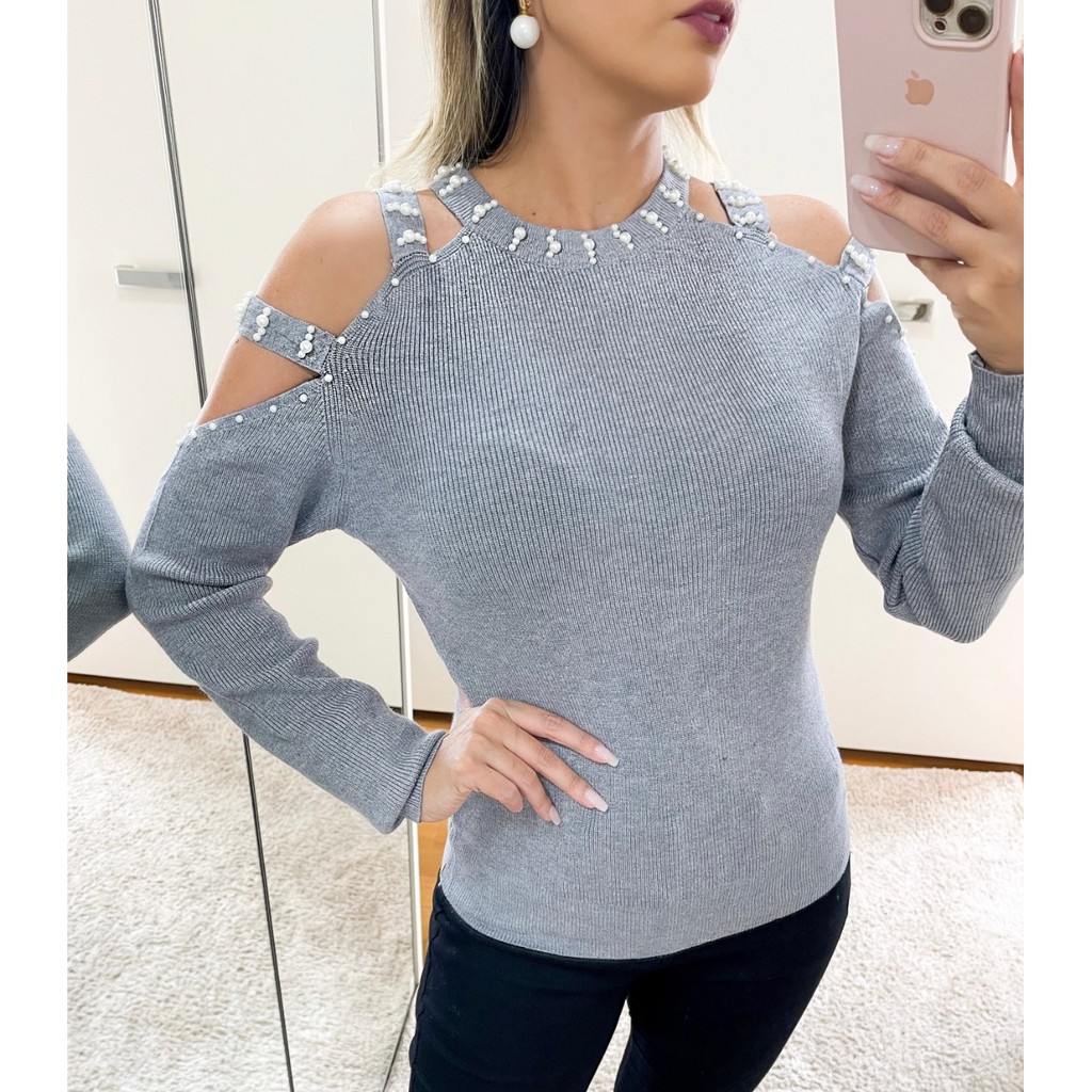 Comprar blusa de lã hot sale feminina