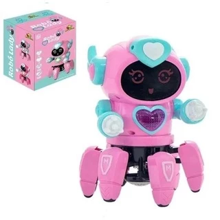 Robô Digital Lady Face Menina Dançante Com Música E Luzes
