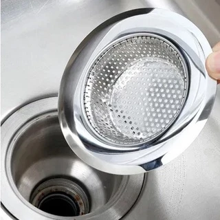 Ralinho Inox Grande C/ Borda Para Pia Ralo Japonês 9cm