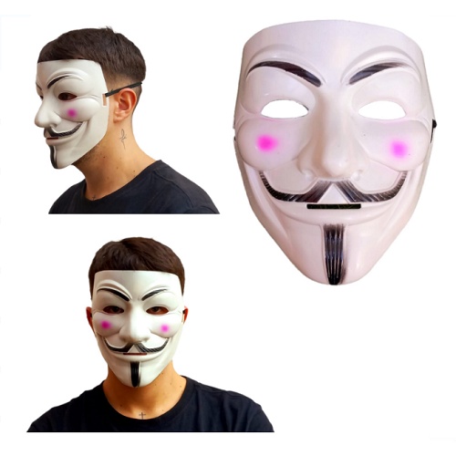 Toyvian 3 Pecas Figuras De Ação De Jogos Máscara De Hacker De Carnaval De  De Halloween Mascarada De Festa De Halloween Hóquei Mascarar Adulto Decorar  Branco