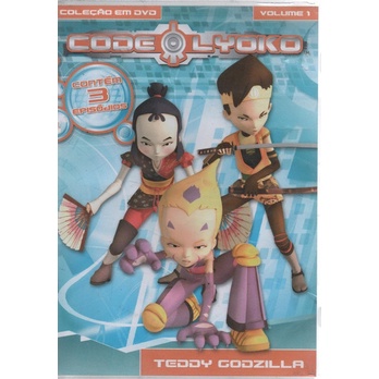 Dvd - Code Lyoko Vol. 1 - Teddy Godzilla - Lacrado | Shopee Brasil