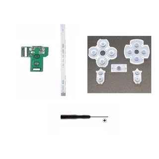 Kit Placa Usb Jds030 + Flat Controle Ps4 + Borrachas + Chave