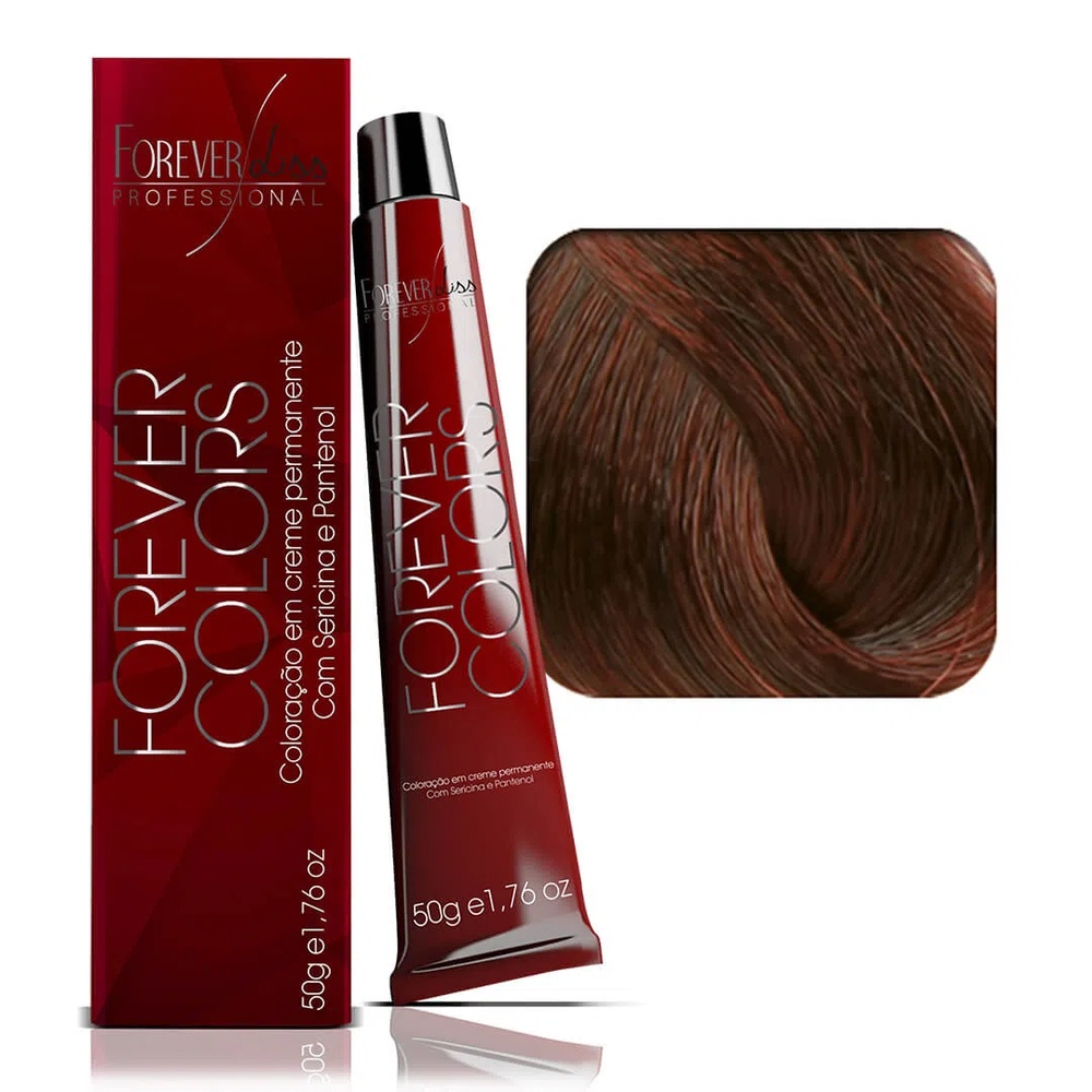 Coloração Forever Colors Vermelho Intenso 4-66 Castanho Médio | Shopee ...
