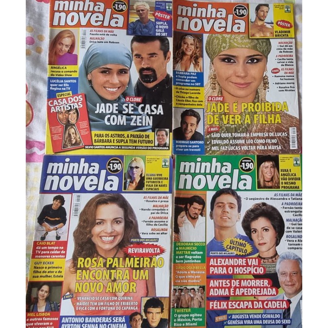 Revistas Antigas, anos 2000.