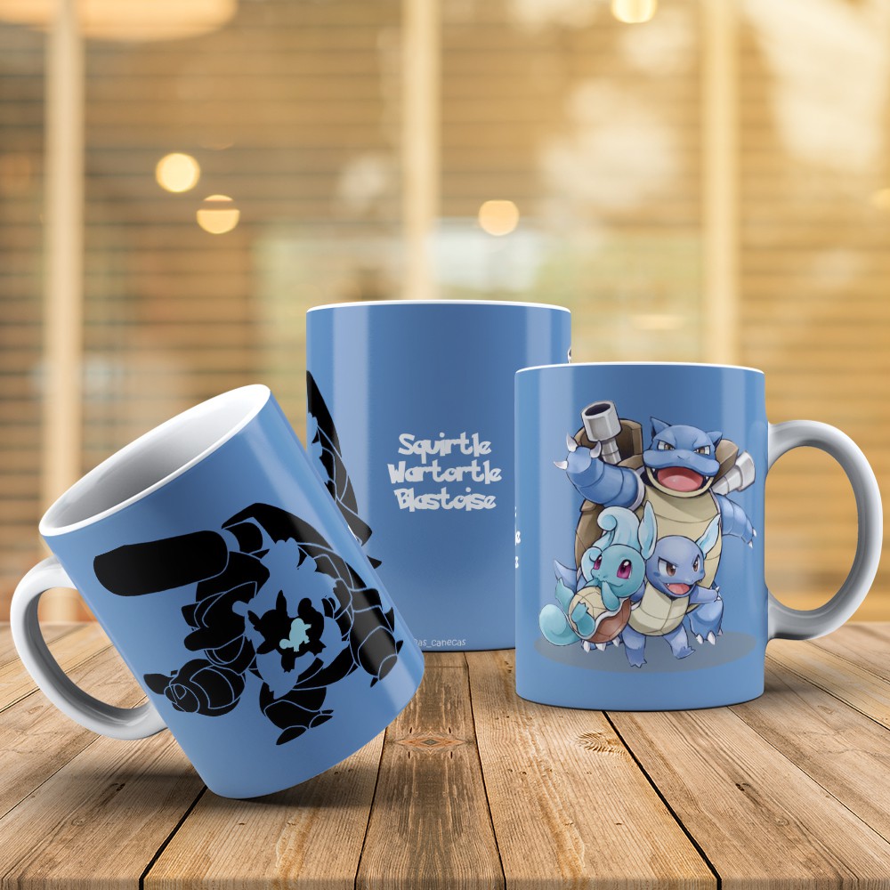 Pokemon - Caneca de cerâmica tipo água Pokémon ㅤ