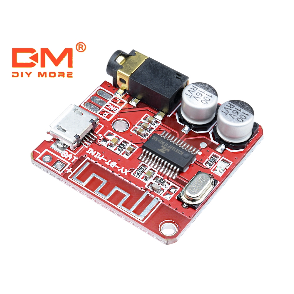 DIYMORE Módulo Amplificadora Lossless Mp3 Bluetooth 4.1 V ~ 5v Mini Bluetooth 4.1 Receptor