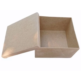 Caixa 25x25x8 MDF cru lembrancinha casamento aniversário cestas