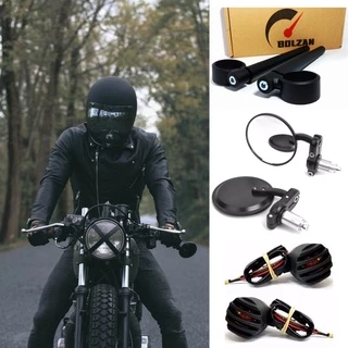 Kit Caferacer Intruder 125 Semi Guidão + Retrovisor + Piscas