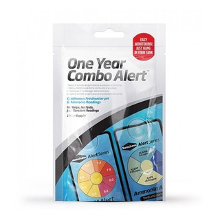 Seachem One Year Alert Combo Teste De Ph E Amônia Permanete Para Aquário Com Duração 1 Ano