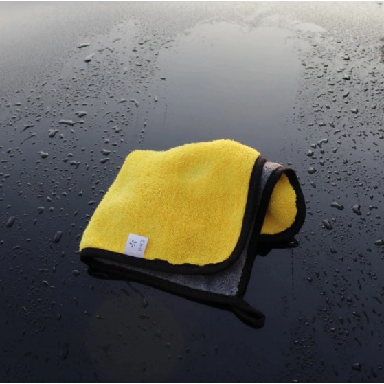 Pano Flanela Microfibra 40x40cm 600 GSM da brilho polimento seca lava.