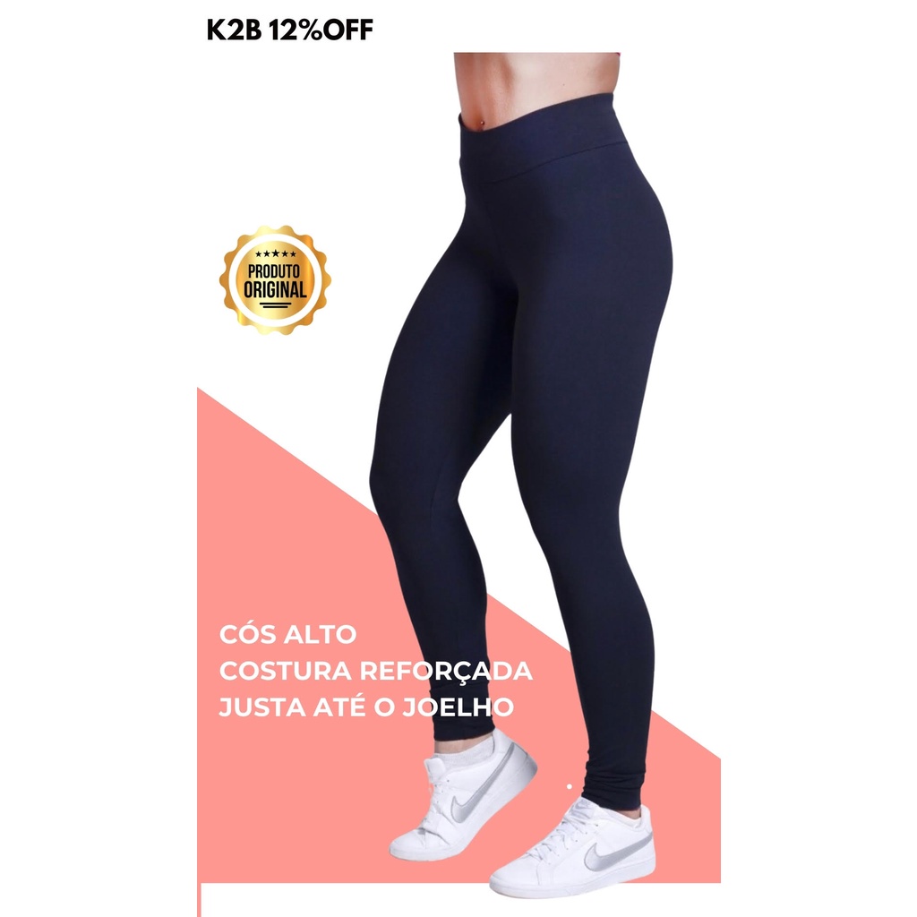 Calça Flare Legging K2B Cós Alto - Outros Moda e Acessórios