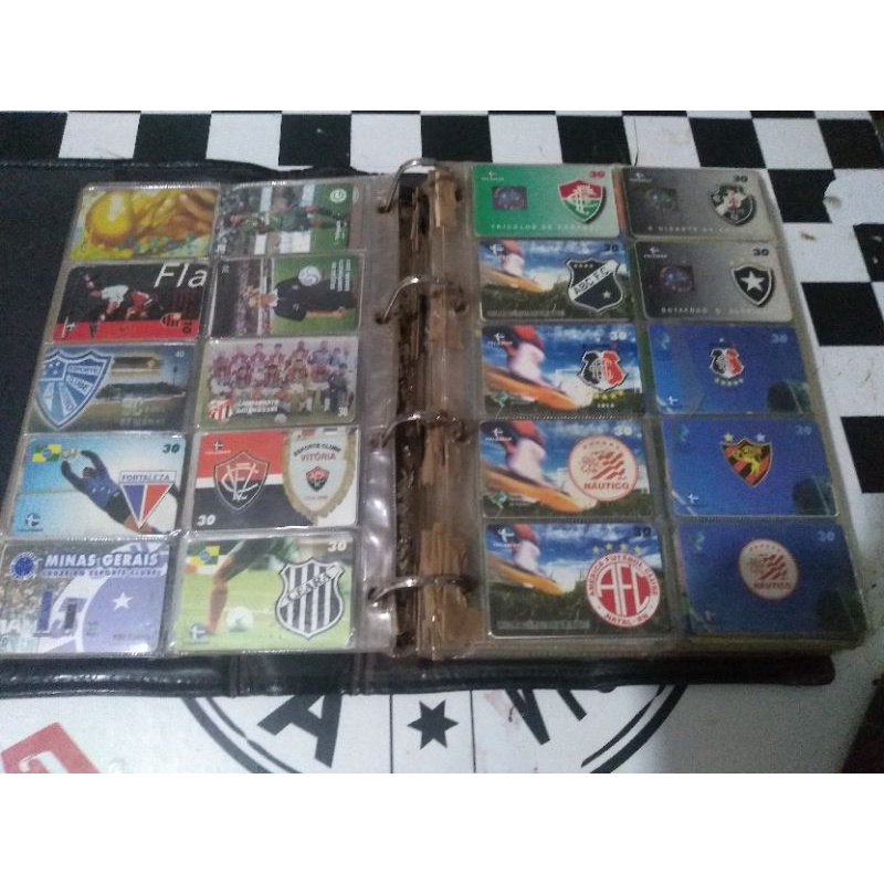 cartão Telemar variado 10 cartão de times | Shopee Brasil