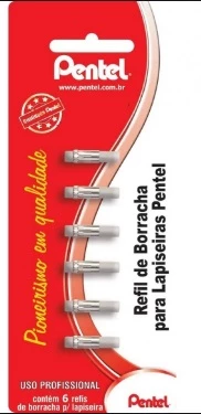 Refil de Borracha para Lapiseira P200 Pentel