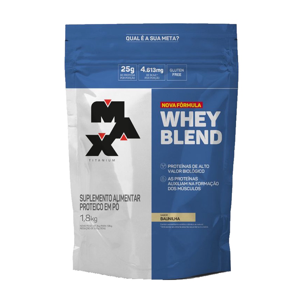 Whey Blend 1,8kg – Max Titanium – Blend De Proteínas