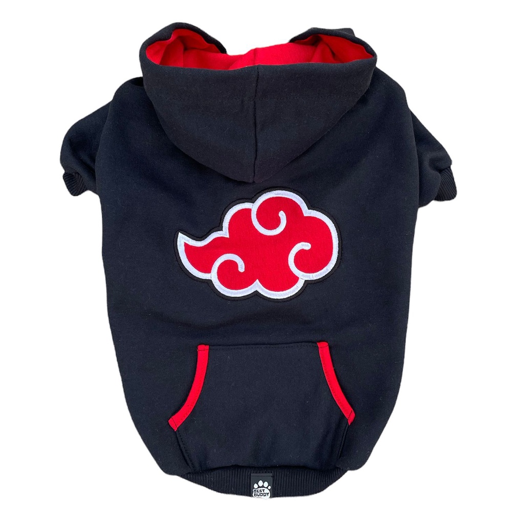Moletom Pet Akatsuki Roupa Para Cachorro Agasalho