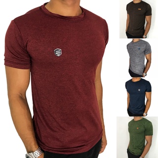 Camiseta Masculina Dry Fit Malha Fria Moda Fitness Manga curta Treino