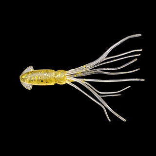 9cm/2g Lula Artificial Luminosa Pequena Isca Macia À Prova D