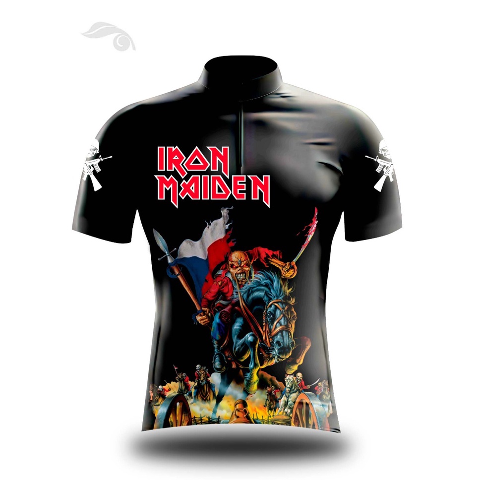 Camisa Camiseta Ciclismo Banda Iron Personalizada mc