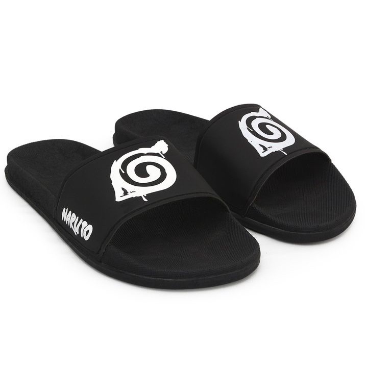 kit 2 Pares Chinelo Slide Sandália Anime Naruto Mangá Akatsuki Hatake Nuvens  Vermelhas - Escorrega o Preço