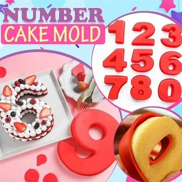 Forma Números Pequenos, forma números, forma bolo números
