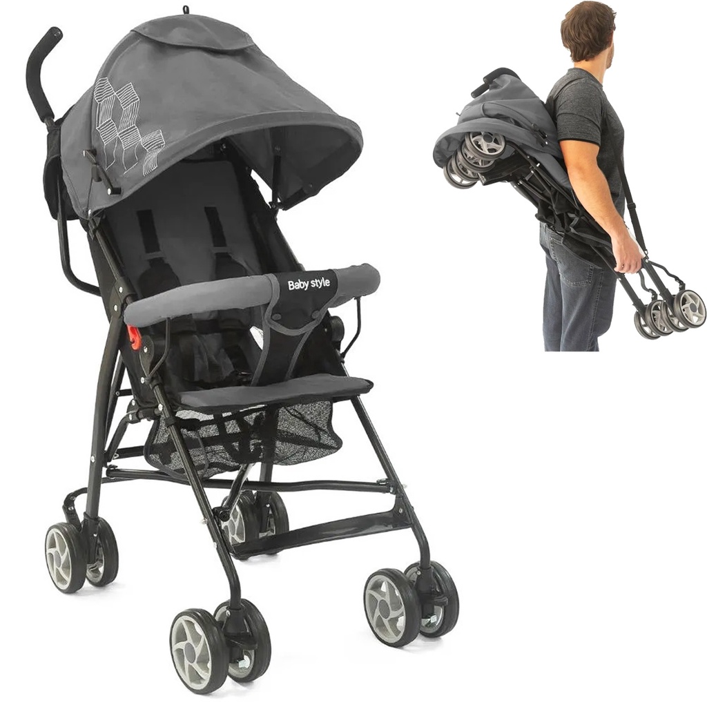 Carrinho de Passeio Bebê Guarda-Chuva 6-36 meses até 15kg Umbrella ...