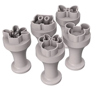 Kit Carimbos Brigadeiros Docinhos Molde Festa Confeitaria - Mickey - Minnie - 5pçs
