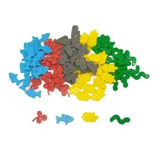 Wingspan Jogo de tabuleiro Tokens Miniaturas de Comida 3D