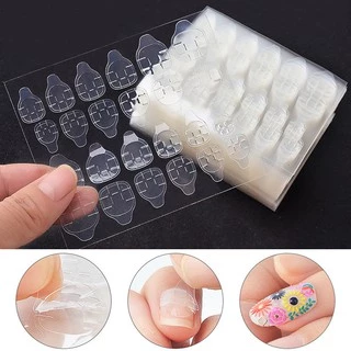 KIT 120 Cola Adesivo para unha Dupla Face Adesivo Fita Falso Pregos Arte Decoração de unha