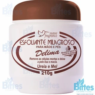 Esfoliante Milagroso Suave Fragrance Cosméticos Para Mãos e Pés Com Ureia e Mel