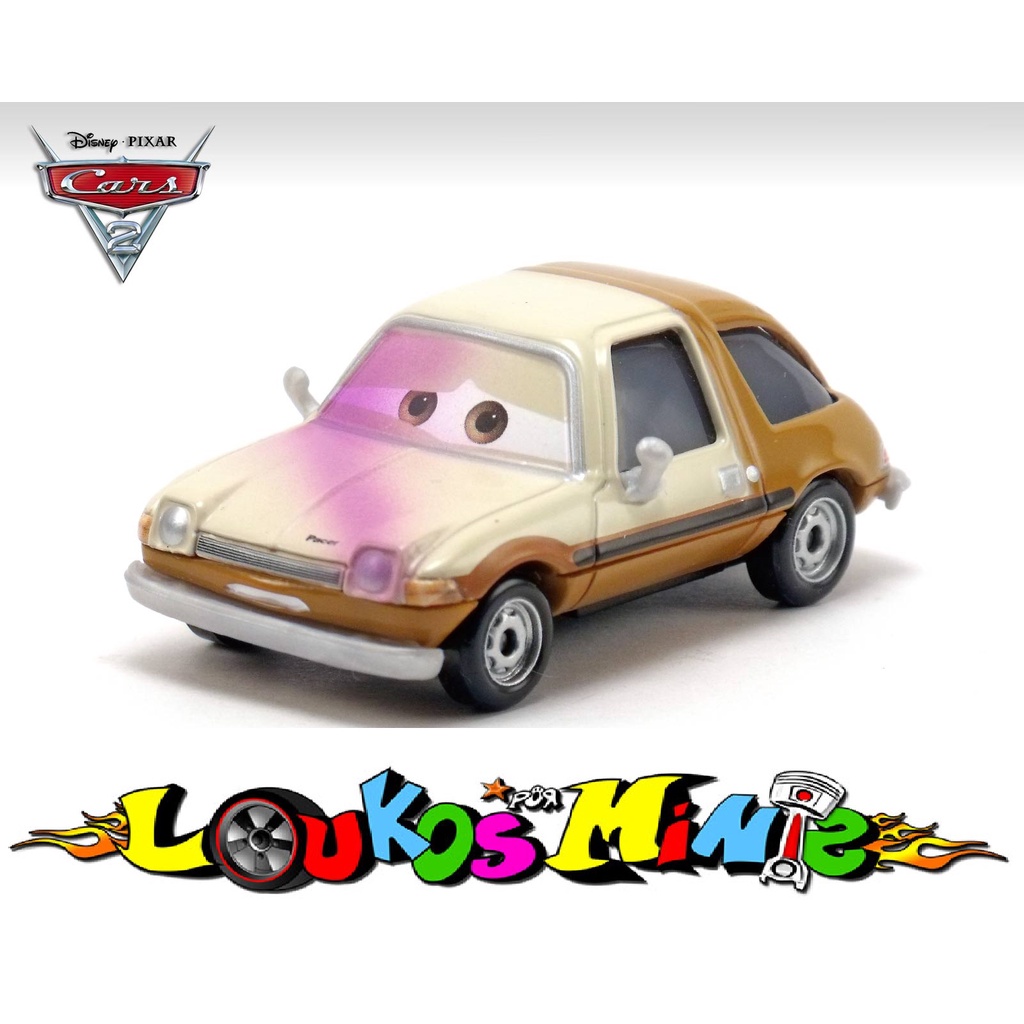 Disney Cars 2 Tubbs Pacer with Paint Spray Sem Embalagem