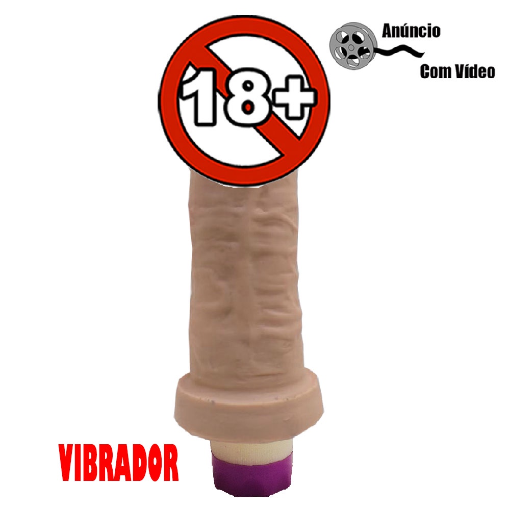 Pênis De Borracha Pele Silicone 17cm x 5,0cm Com Vibrador Interno –  Promoção | Shopee Brasil