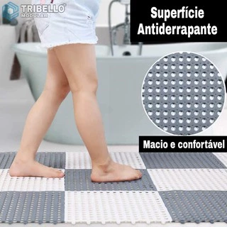 12 Tapete Antiderrapante 30x30 banheiro vestiário saunas piscina banho emborrachado