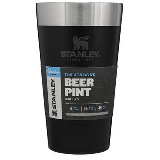 Copo Preto Térmico para Cerveja com Tampa e Abridor 473ml - Stanley - Rei  da Cutelaria