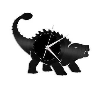 Dinossauro 2 - Relógio Disco De Vinil Decoração