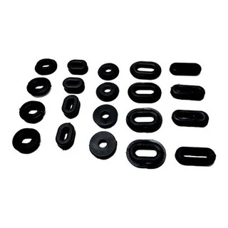 Kit Coxim Borracha Carenagem Dafra Speed Adaptavel 20Pçs