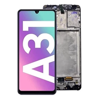 tela frontal display lcd touch Samsung A31 original AMOLED com biometria